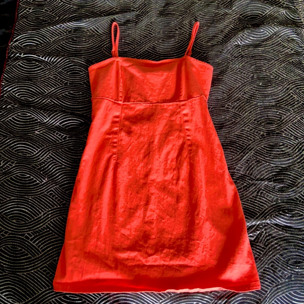 Orangey-pink dress (worn once)